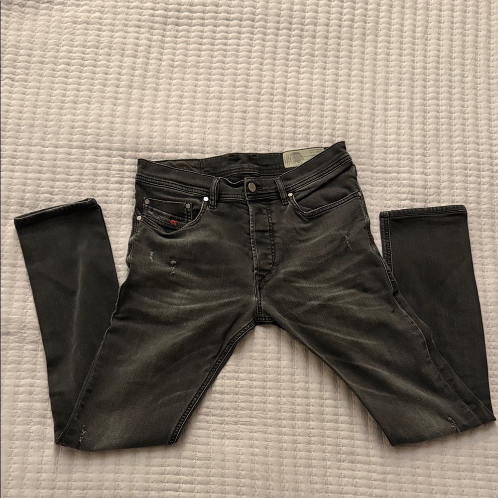 Diesel Dark Gray Skinny Jeans for Men